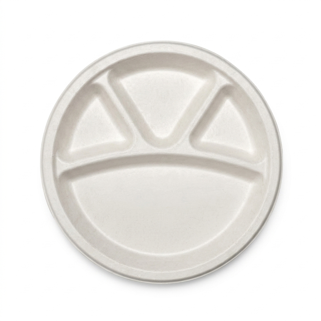 11-4 Compartment Plate (Round)