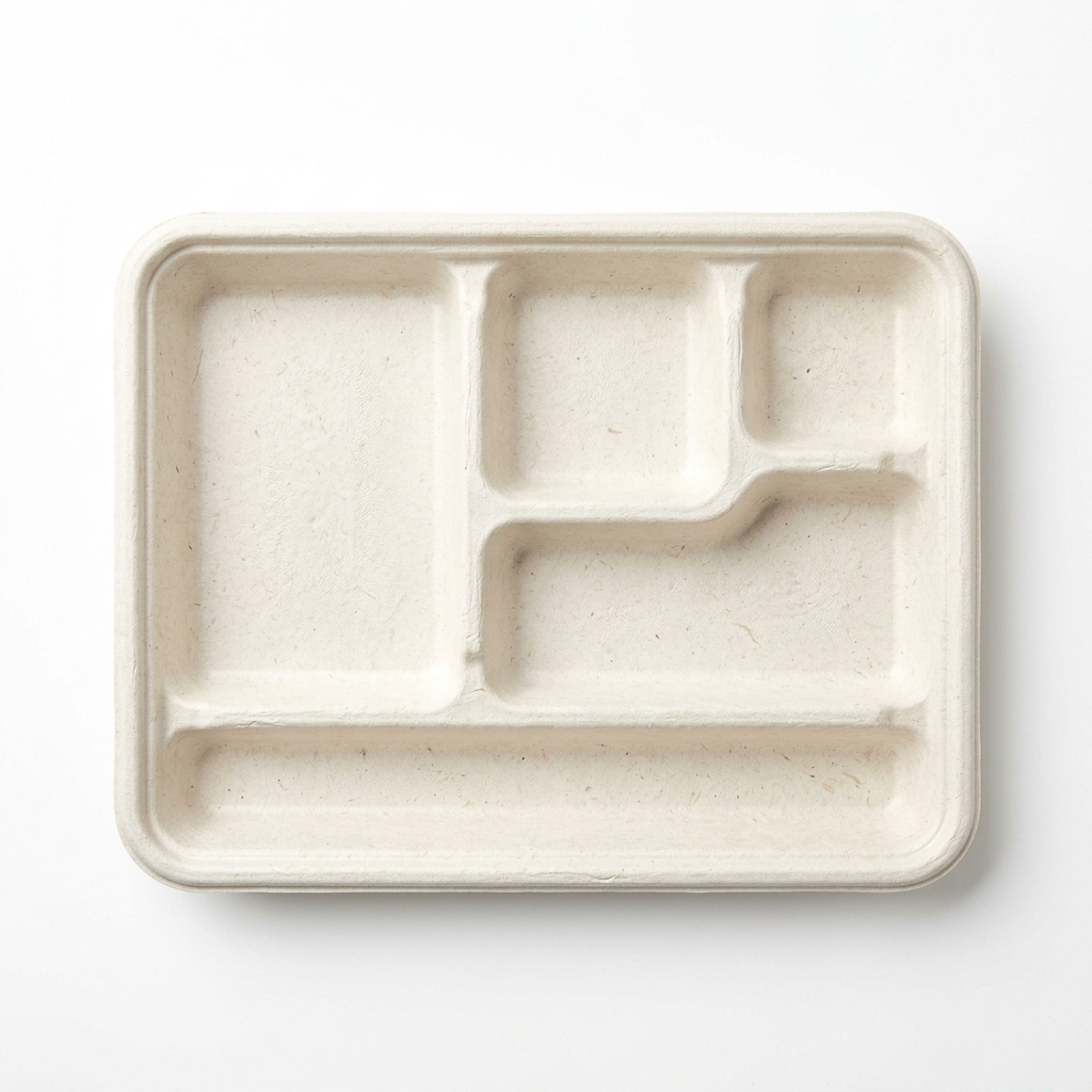 12-4 Compartment Plate (Round)