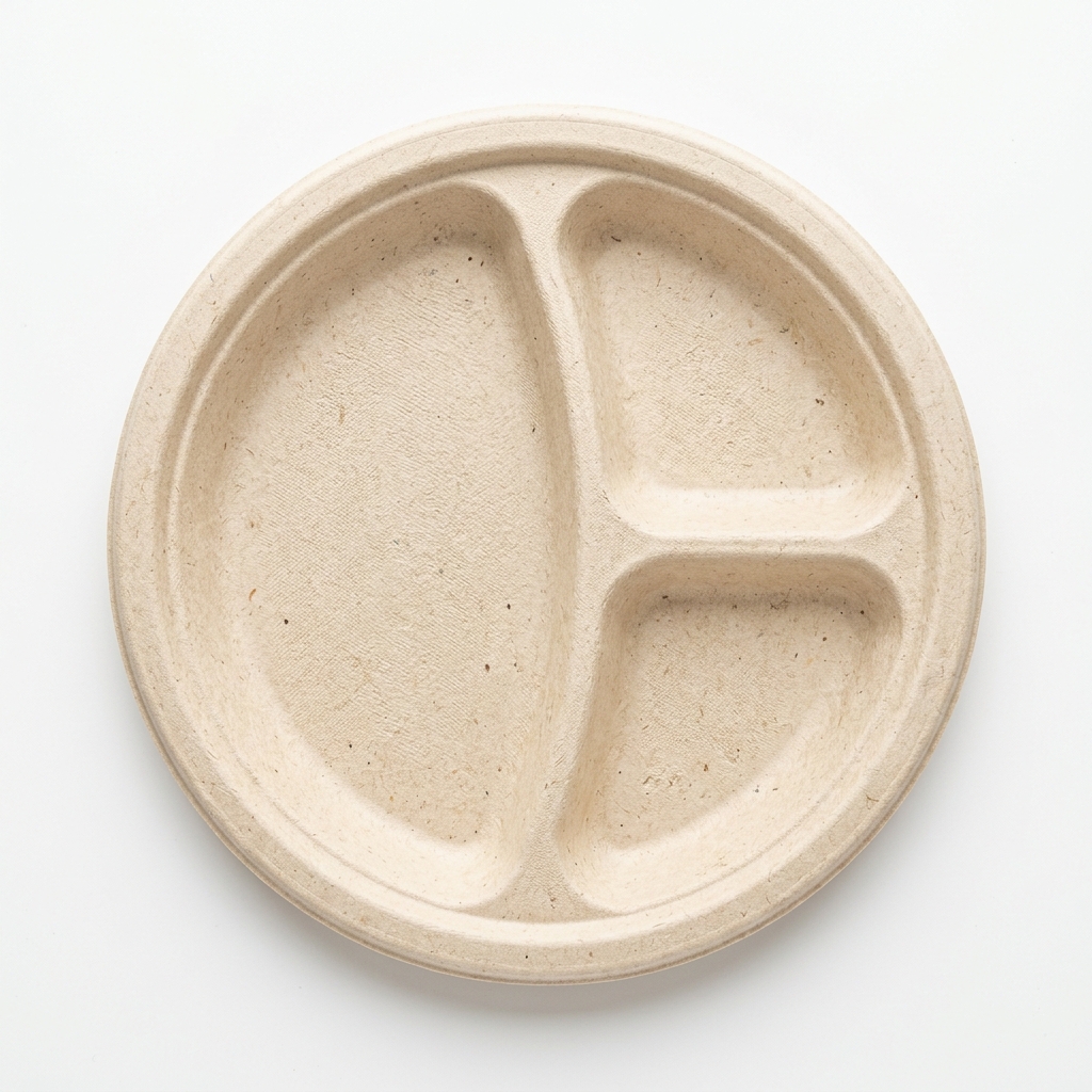 3 Compartment Plate