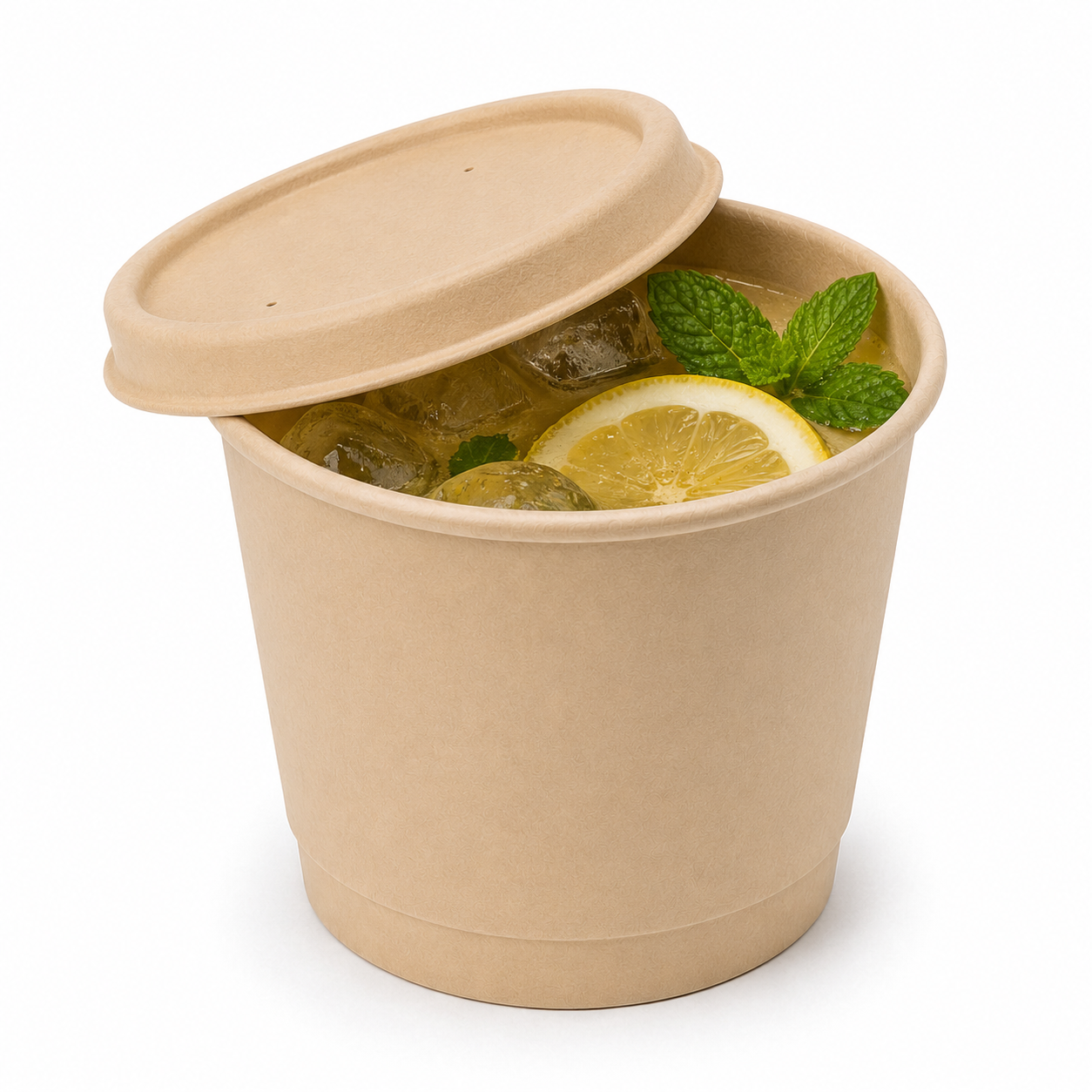 90MM Sipper Lid with food