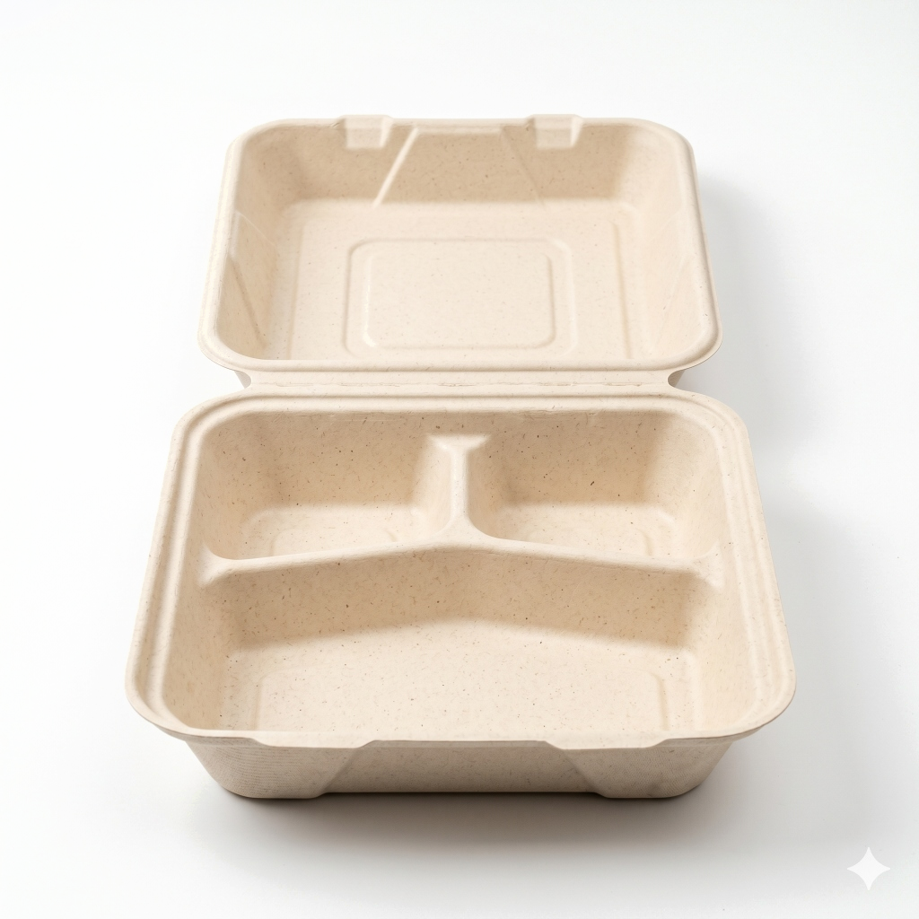 9" x 9" 3CP Clamshell