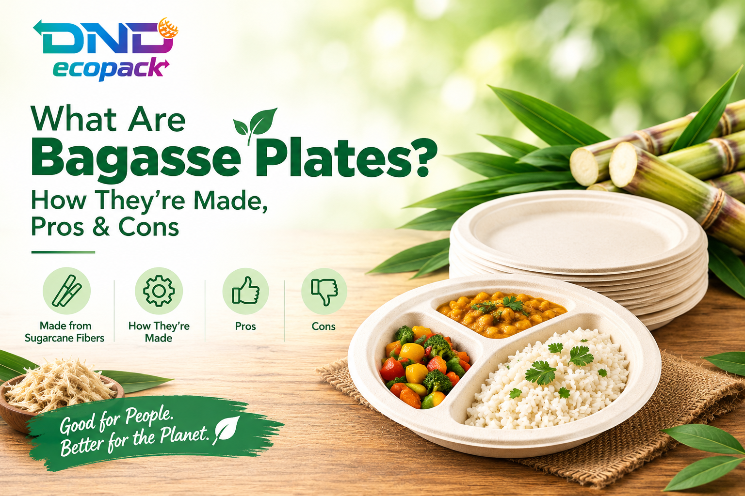 What Are Bagasse Plates? How They're Made, Pros & Cons
